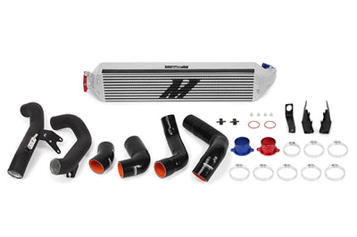 Mishimoto 2016 + Honda Civic 1.5T / 2017 + Si Silver Intercooler Kit w/Black Pipes - Forced Induction
