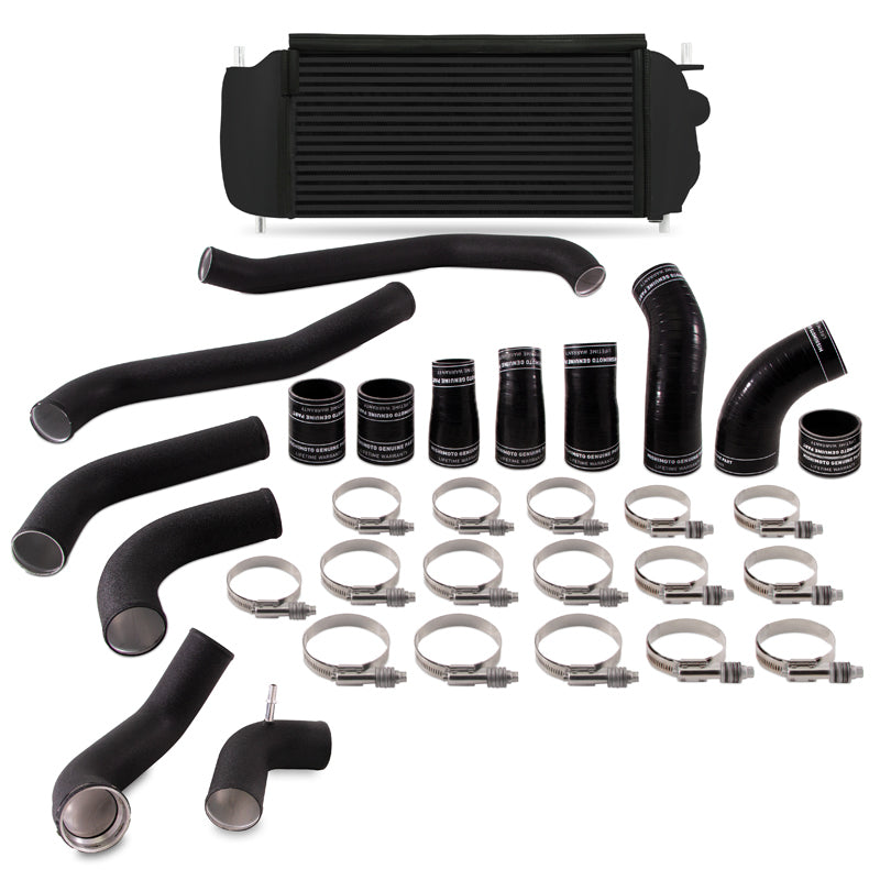 Mishimoto 2017 + Ford F150 3.5L EcoBoost Performance Intercooler Kit - Black Cooler Pipes - Forced Induction