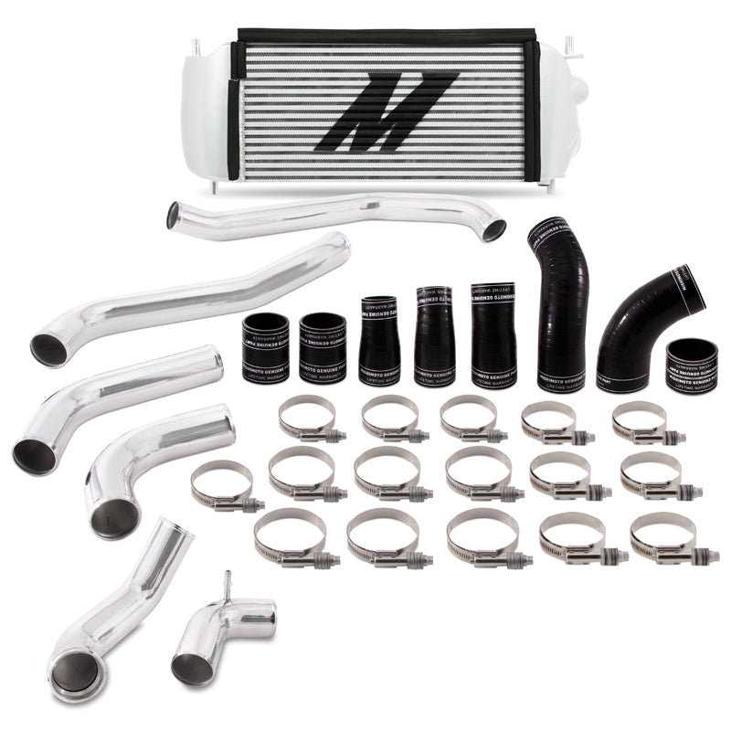 Mishimoto 2017 + Ford F150 3.5L EcoBoost Performance Intercooler Kit - Silver Cooler Polished Pipes - Forced Induction