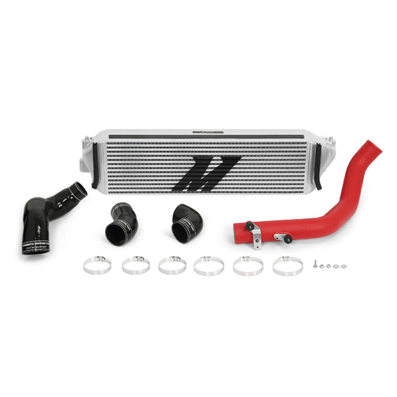 Mishimoto 2017 + Honda Civic Type R Intercooler Kit - Silver Red Piping - Forced Induction