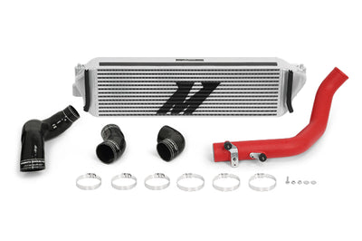 Mishimoto 2017 + Honda Civic Type R Intercooler Kit - Silver Red Piping - Forced Induction