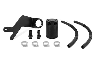 Mishimoto 2018 - 2020 Subaru Crosstrek Baffled Oil Catch Can Kit - Black - Engine Components