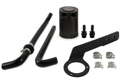 Mishimoto 2018 + Honda Accord 2.0T Baffled Oil Catch Can PCV Side - Black - Engine Components
