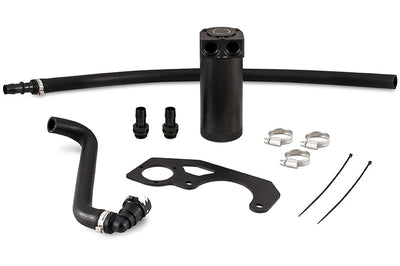 Mishimoto 2018 + Jeep Wrangler JL 2.0L Baffled Oil Catch Can Kit - Black - Engine Components