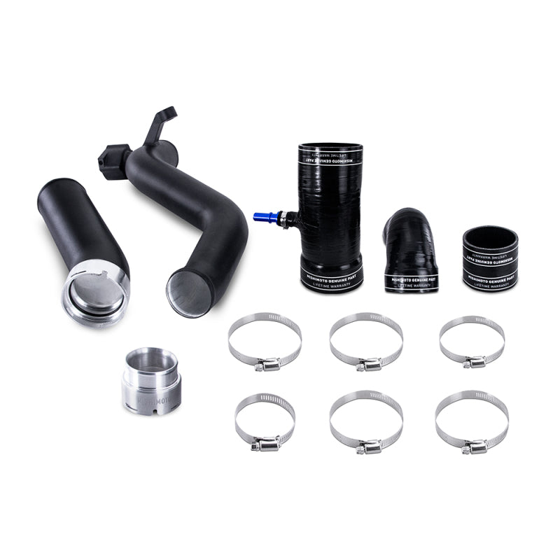 Mishimoto 2019 + Ford Ranger 2.3L Intercooler Pipe & Boot Kit - Micro-Wrinkle Black - Air Intake Systems