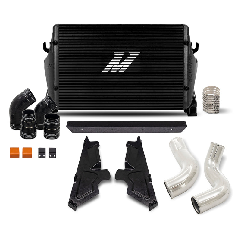 Mishimoto 2019 + Ram 6.7L Cummins Intercooler Kit BK Cooler P Pipes - Forced Induction