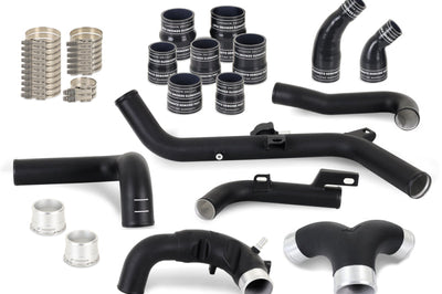 Mishimoto 21+ Bronco 2.7L Intercooler Pipe Kit Micro Wrinkle Black - Forced Induction