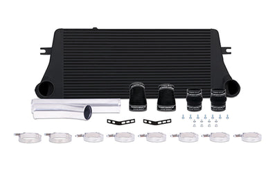 Mishimoto 94-02 Dodge Ram 2500 5.9L Cummins Intercooler Kit w/ Pipes (Black) - Forced Induction