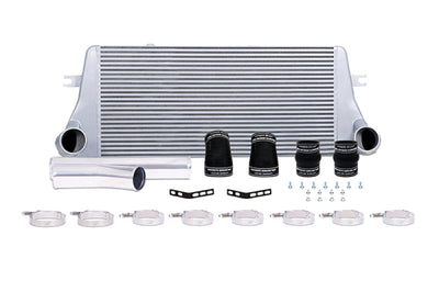Mishimoto 94-02 Dodge Ram 2500 5.9L Cummins Intercooler Kit w/ Pipes (Silver) - Forced Induction
