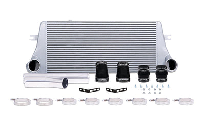 Mishimoto 94-02 Dodge Ram 2500 5.9L Cummins Intercooler Kit w/ Pipes (Silver) - Forced Induction