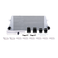 Mishimoto 94-02 Dodge Ram 2500 5.9L Cummins Intercooler Kit w/ Pipes (Silver) - Forced Induction