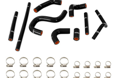 Mishimoto 96-02 Toyota 4Runner 3.4L (w/ Rear Heater) Silicone Heater Hose Kit - Black - Fabrication