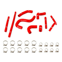 Mishimoto 96-02 Toyota 4Runner 3.4L (w/ Rear Heater) Silicone Heater Hose Kit - Red - Fabrication