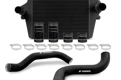 Mishimoto 99-03 Ford 7.3L Powerstroke PSD Black Intercooler Kit w/ Pipes - Forced Induction