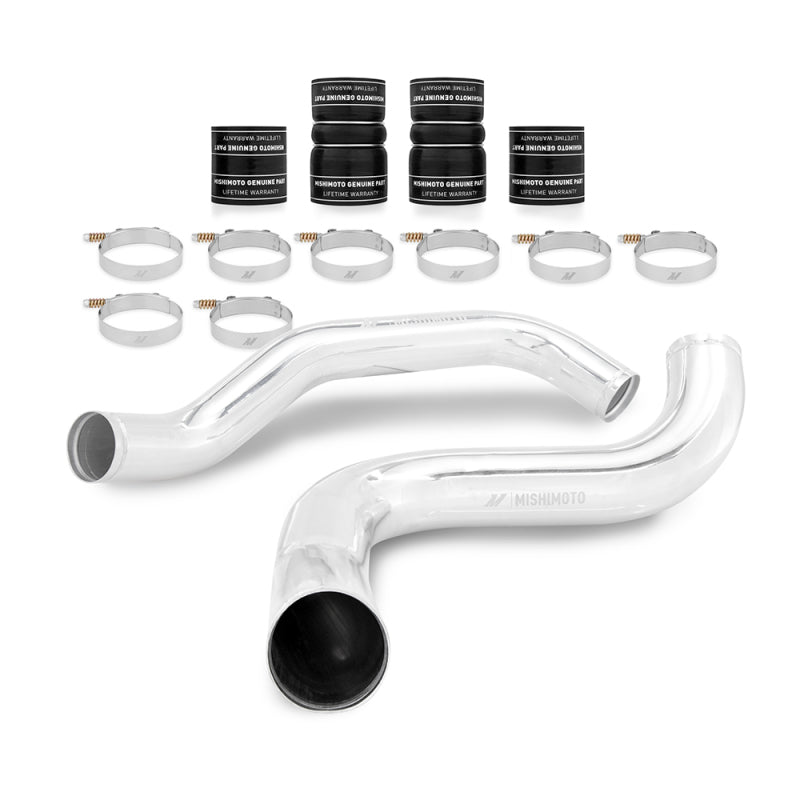 Mishimoto 99-03 Ford 7.3L Powerstroke PSD Intercooler Pipe/Boot Kit - Polished - Air Intake Systems