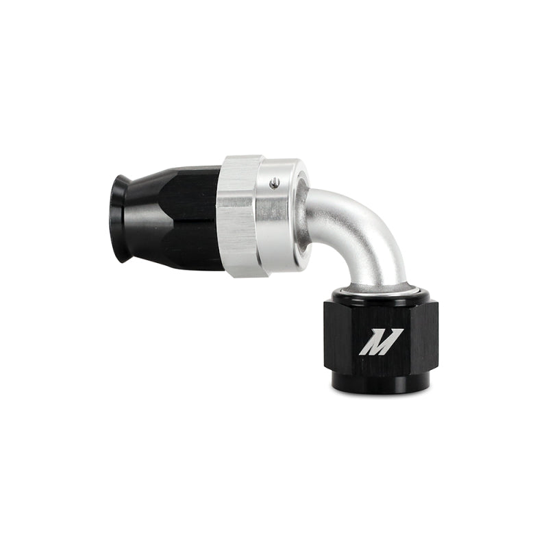 Mishimoto Aluminum PTFE -6AN 90 Degree Fitting Black - Fabrication