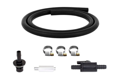 Mishimoto Compact Baffled Oil Catch Can Petcock Drain Kit w/ Metal Fitting - Engine Components