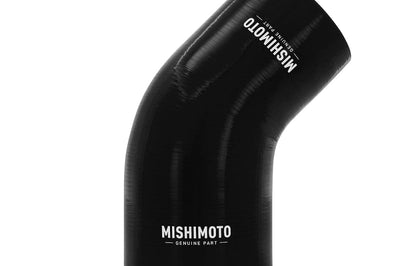 Mishimoto Silicone Reducer Coupler 45 Degree 3.5in to 4in - Black - Air Intake Systems