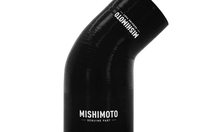 Mishimoto Silicone Reducer Coupler 45 Degree 3in to 3.5in - Black - Air Intake Systems