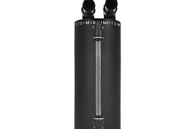 Mishimoto Small Aluminum Oil Catch Can - Wrinkle Black - Engine Components