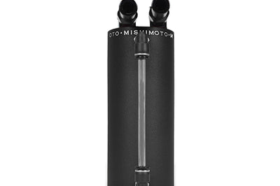 Mishimoto Small Aluminum Oil Catch Can - Wrinkle Black - Engine Components