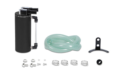 Mishimoto Small Aluminum Oil Catch Can - Wrinkle Black - Engine Components