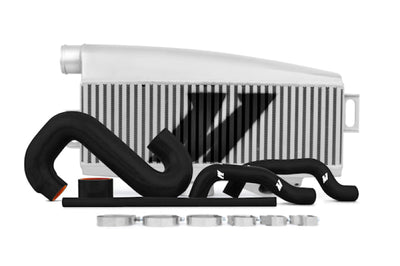 Mishimoto Subaru 02-07 WRX/04-07 STi Top-Mount Intercooler Kit - Powder Coated Silver & Black Hoses - Forced Induction