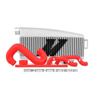 Mishimoto Subaru 02-07 WRX/04-07 STi Top-Mount Intercooler Kit - Powder Coated Silver & Red Hoses - Forced Induction