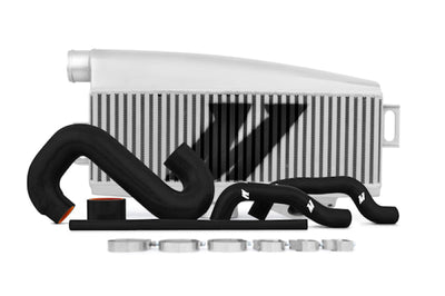 Mishimoto Subaru 02-07 WRX/04-07 STi Top-Mount Intercooler Kit - Powder Coated Silver & Black Hoses - Forced Induction