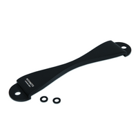 Mishimoto Subaru CNC Battery Tie-Down - Black - Batteries Starting & Charging