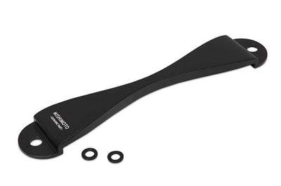 Mishimoto Subaru CNC Battery Tie-Down - Black - Batteries Starting & Charging