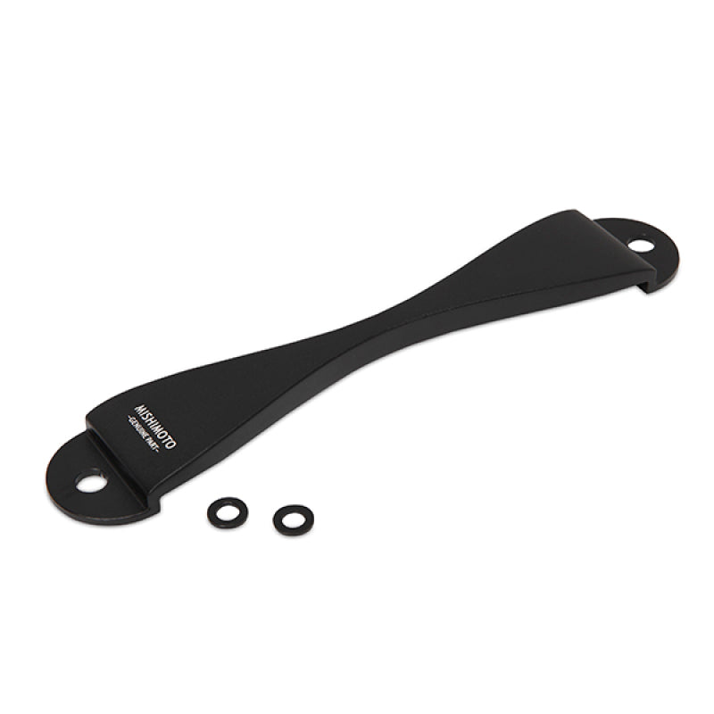 Mishimoto Subaru CNC Battery Tie-Down - Black - Batteries Starting & Charging