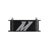 Mishimoto Universal 16 Row Oil Cooler - Black - Cooling