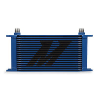 Mishimoto Universal 19 Row Oil Cooler - Blue - Cooling