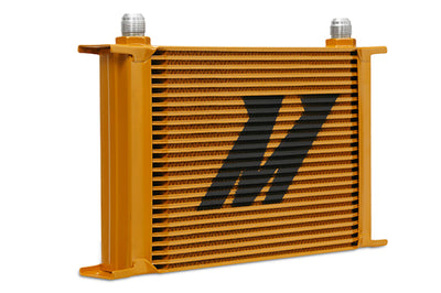 Mishimoto Universal 25-Row Oil Cooler - Gold - Cooling
