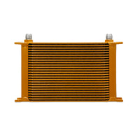Mishimoto Universal 25-Row Oil Cooler - Gold - Cooling