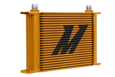 Mishimoto Universal 25-Row Oil Cooler - Gold - Cooling