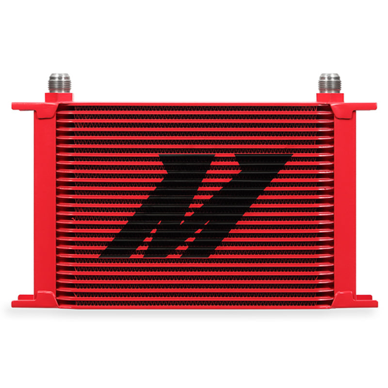 Mishimoto Universal 25 Row Oil Cooler - Red - Cooling