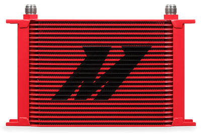 Mishimoto Universal 25 Row Oil Cooler - Red - Cooling