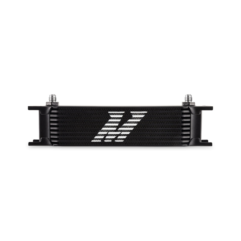 Mishimoto Universal - 6AN 10 Row Oil Cooler - Black - Cooling