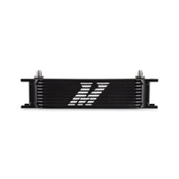 Mishimoto Universal - 6AN 10 Row Oil Cooler - Black - Cooling