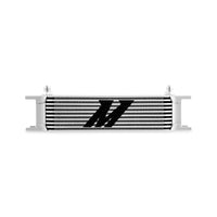 Mishimoto Universal -6AN 10 Row Oil Cooler - Silver - Cooling