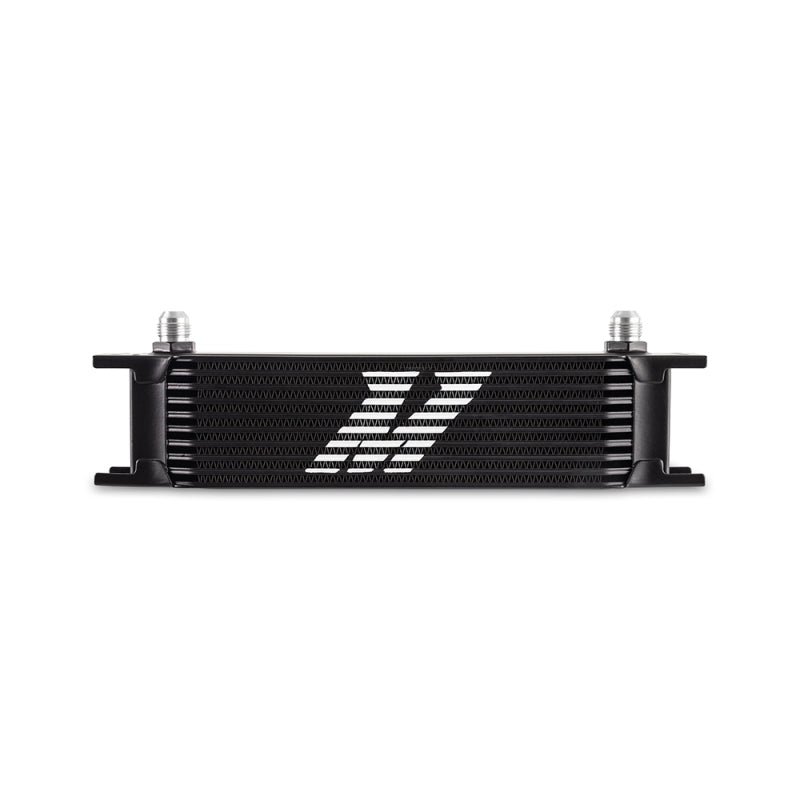 Mishimoto Universal -8AN 10 Row Oil Cooler - Black - Cooling