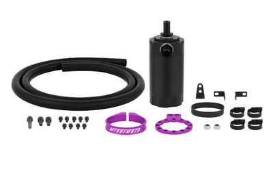 Mishimoto Universal Baffled Oil Catch Can - Purple - Engine Components