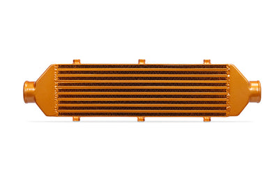 Mishimoto Universal Gold Z Line Intercooler Overall Size: 28x8x3 Core 21x6x2.5 Inlet / Outlet - Forced Induction