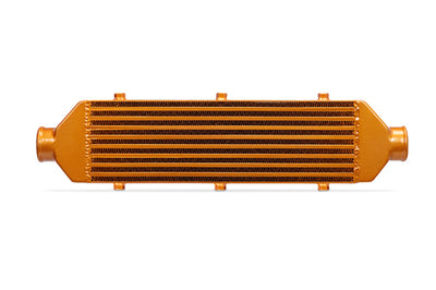 Mishimoto Universal Gold Z Line Intercooler Overall Size: 28x8x3 Core 21x6x2.5 Inlet / Outlet - Forced Induction