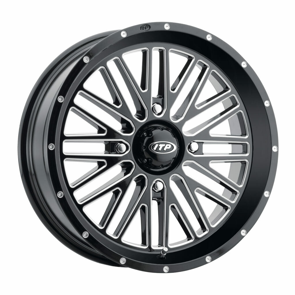 Itp Momentum Wheel Blk/mac 15x7 4/110 4 + 3 (+10mm) - Tires & Wheels