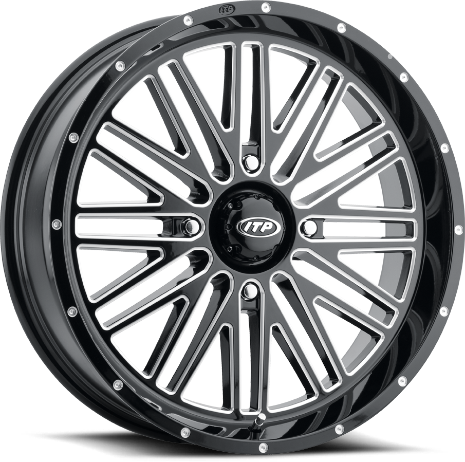 Itp Momentum Wheel Blk/mac 20x6.5 4/156 4 + 2.5 (+10mm) - Tires & Wheels