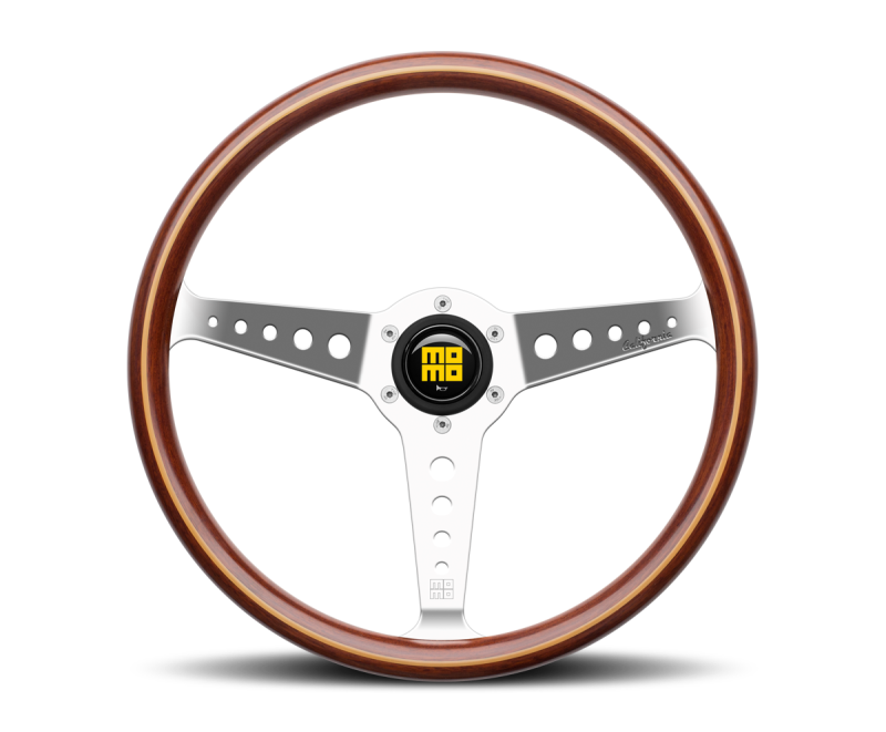 MOMO Momo California Wood Steering Wheel 360 mm - Mahogany Wood/Pol Spokes - Interior Accessories