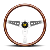 MOMO Momo California Wood Steering Wheel 360 mm - Mahogany Wood/Pol Spokes - Interior Accessories